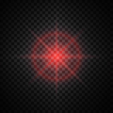 Parlak ışık efekti.