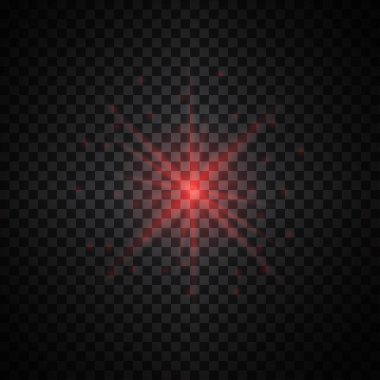 Parlak ışık efekti.