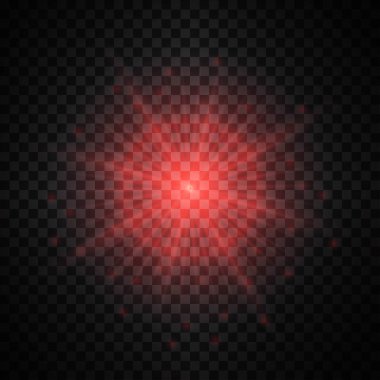 Parlak ışık efekti.