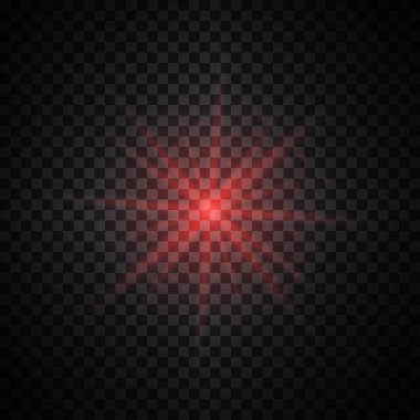 Parlak ışık efekti.