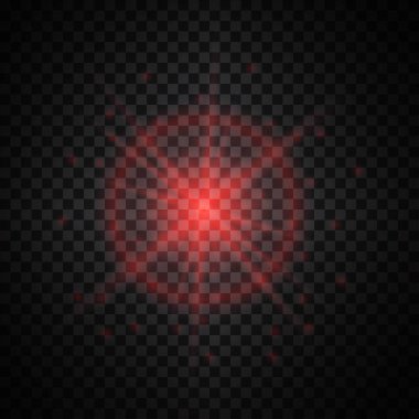 Parlak ışık efekti.