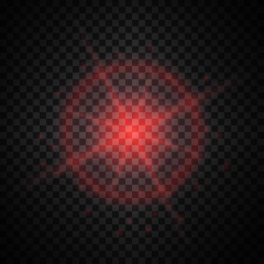 Parlak ışık efekti.