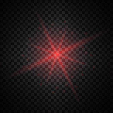 Parlak ışık efekti.