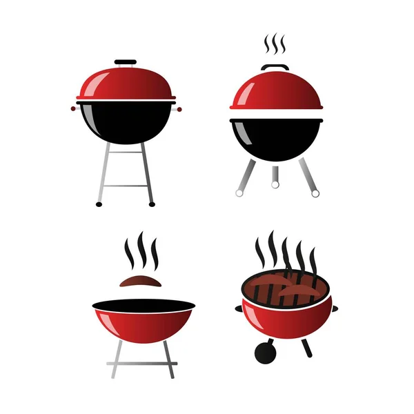 Design do ícone de churrasco —  Vetores de Stock