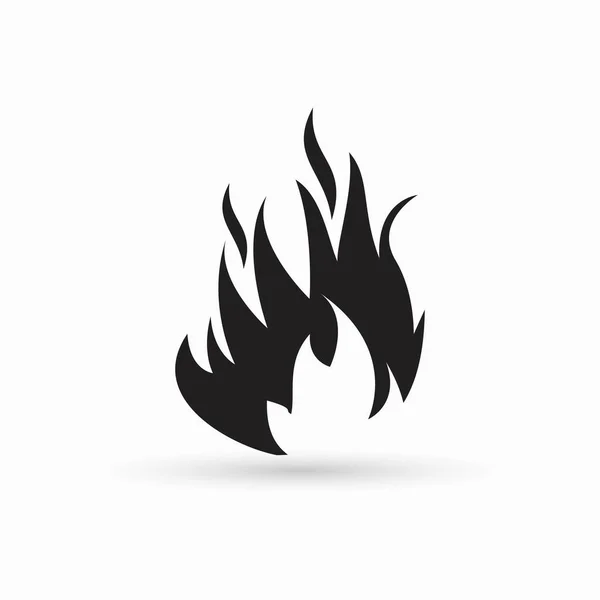 Tasarım ateş simgesinin — Stok Vektör