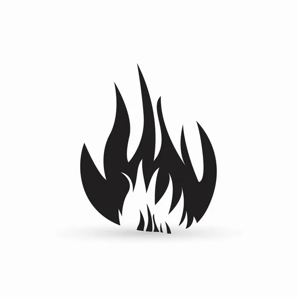 화재 아이콘의 디자인 — 스톡 벡터