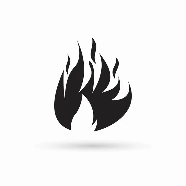 Diseño del icono Fuego — Archivo Imágenes Vectoriales