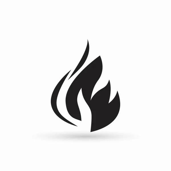 Diseño del icono Fuego — Archivo Imágenes Vectoriales