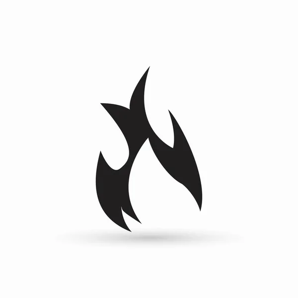 Diseño del icono Fuego — Archivo Imágenes Vectoriales