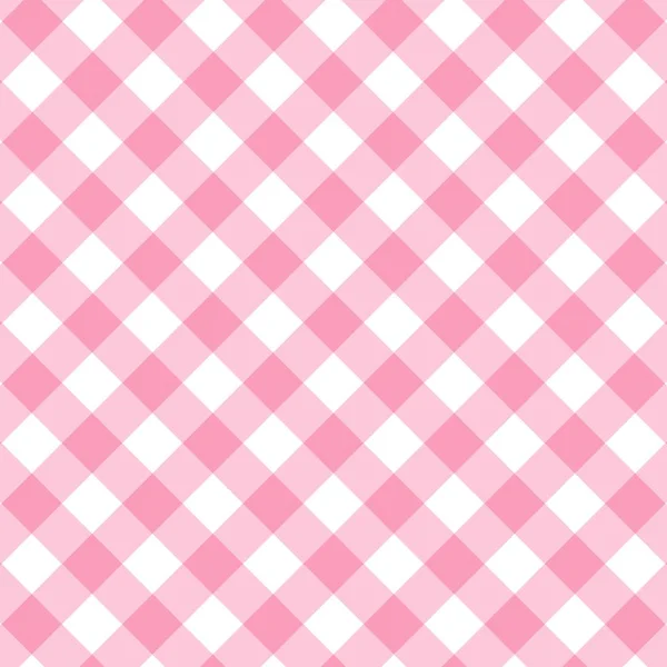 Gingham nahtloses Muster — Stockvektor