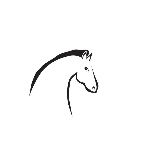 Ícone da cabeça do cavalo —  Vetores de Stock