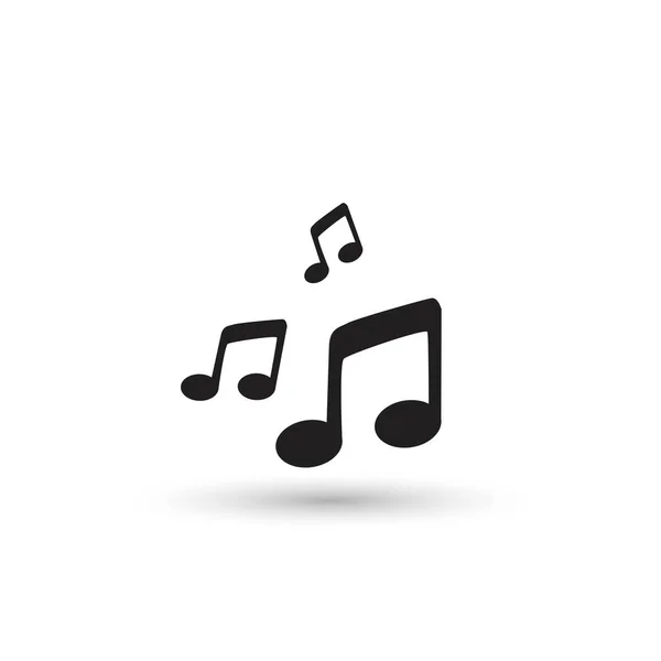 Design dell'icona musicale — Vettoriale Stock