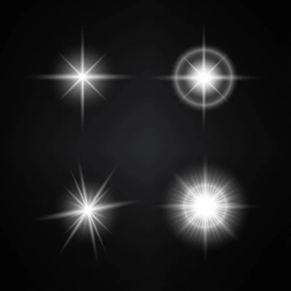 Escena efectos de luz — Vector de stock