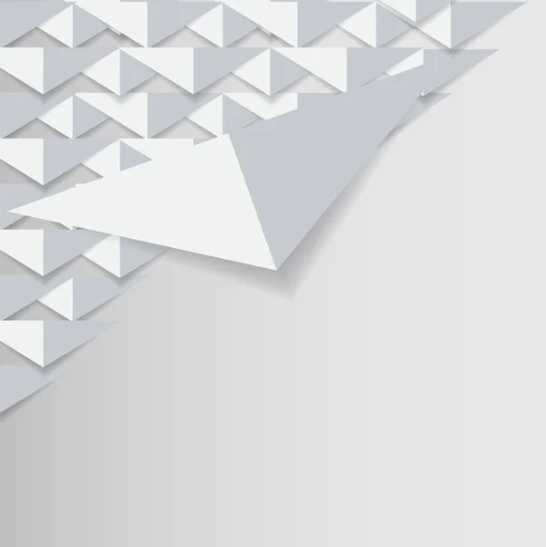White Geometric Background Vector Illustration — Stock Vector