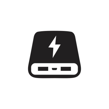 güç banka simgesi, vektör çizim