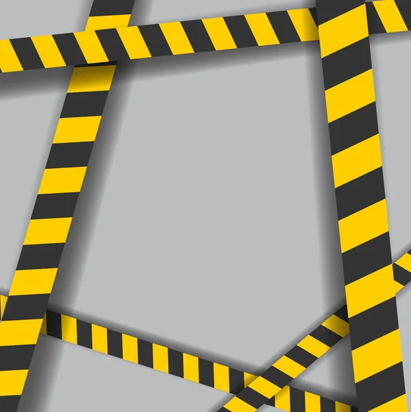Industrial Danger Lines White Background Vector Illustration — Stock Vector
