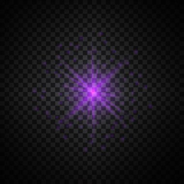 mor parlak ışık glitter