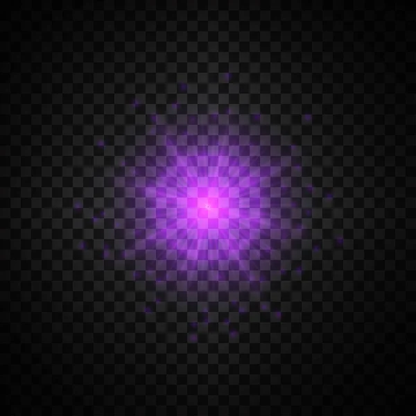 Фиолетовый светящийся блеск — стоковый вектор