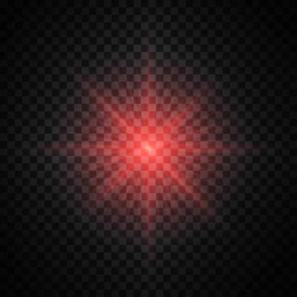 Effet Lumière Rouge Illustration Vectorielle — Image vectorielle