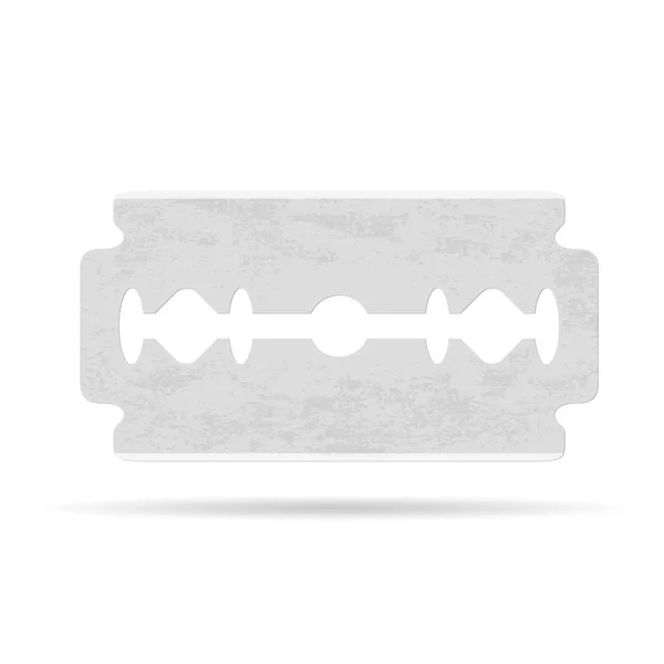 かみそりの刃 白で隔離のベクトル図 — ストックベクタ