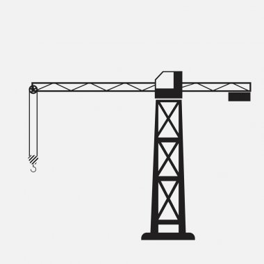 Bina vinç simge vektör