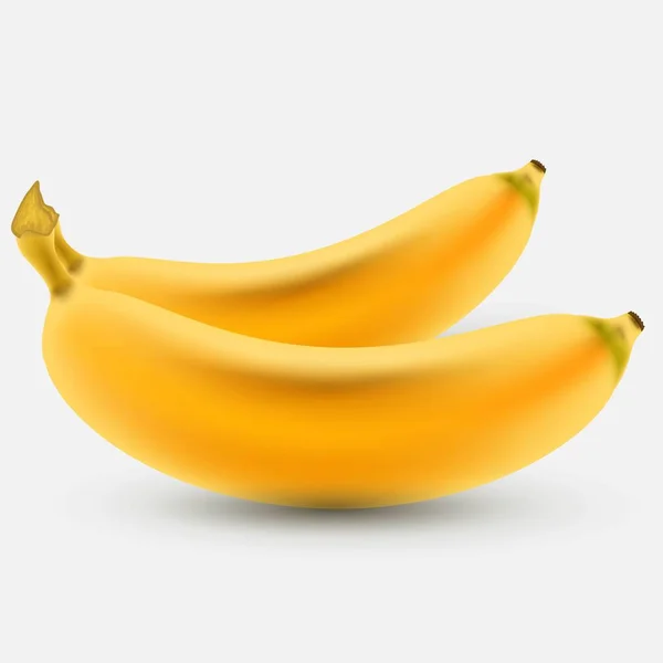 Cor Ícone Frutas Banana Sinal Vegetariano Plano Simples Moderno Conceito — Vetor de Stock