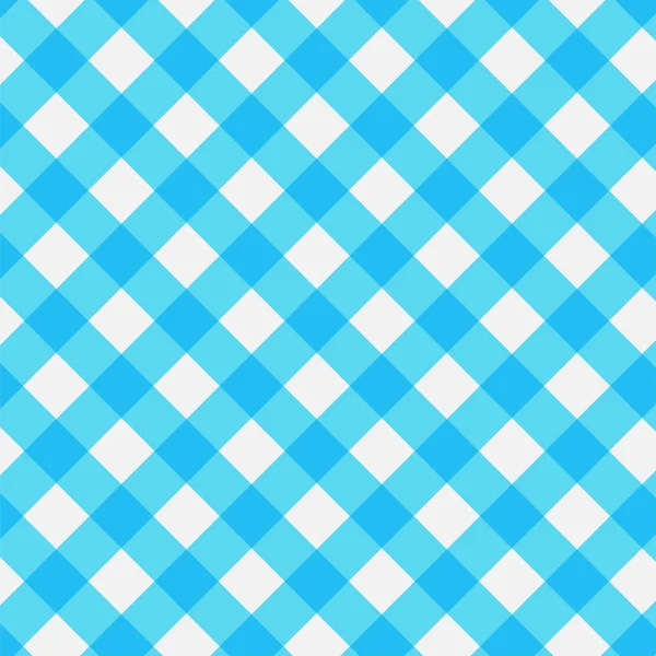 Blue Retro Tablecloth Texture — Stock Vector