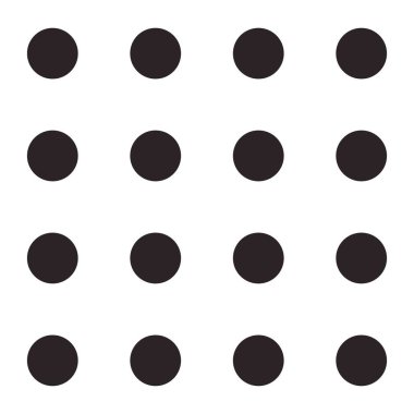 Siyah ve beyaz sorunsuz polka dot tasarlamak vektör