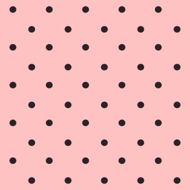 pembe arka planda siyah bezelye