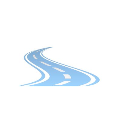 Yol kutsal kişilerin resmi, vektör çizim  