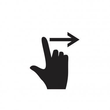 Ekran tokatlamak vektör çizim