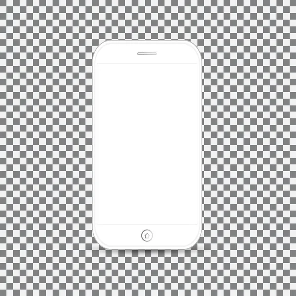 Smart Phone Vector Tekening Geïsoleerde Transparante Achtergrond — Stockvector