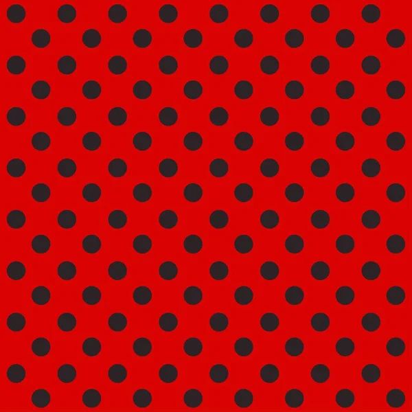 Naadloze Polka Dot Achtergrond — Stockvector