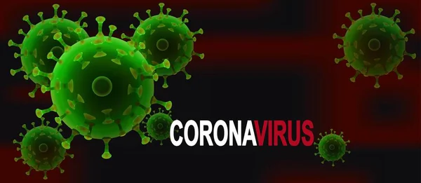 A China combate o surto de Coronavirus. Surto de Coronavirus 2019-nC0V. Risco médico pandémico, imunologia, virologia, conceito de epidemiologia . — Vetor de Stock