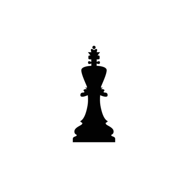 Ilustración vectorial del icono de la reina del ajedrez . — Archivo Imágenes Vectoriales