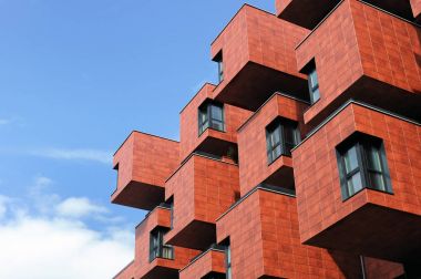 Modern Viyana, Avusturya'da bina boxlike