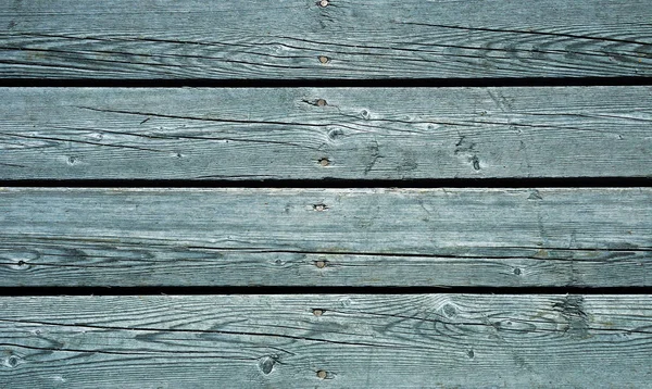 Weathered azul pintado cerca de madeira textura — Fotografia de Stock