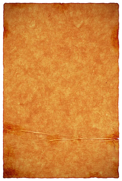 Verbrande ruwe perkament papier textuur — Stockfoto