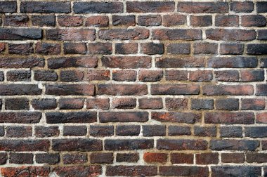 Durumda tuğla duvar eski yapılmış