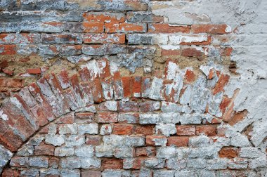 Eski tuğla duvar