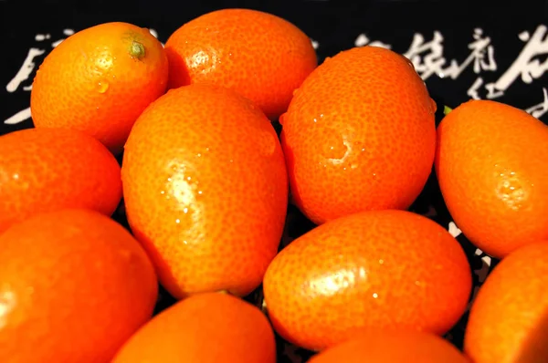 Fruta Kumquat fresca — Fotografia de Stock