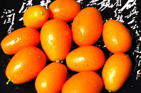 Fruta Kumquat fresca — Fotografia de Stock