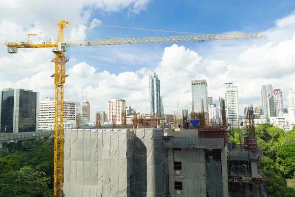 Local de construção na cidade — Fotografia de Stock