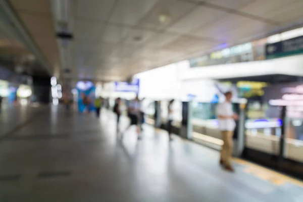 Blur Background of Skytrain Station — Stock Photo, Image