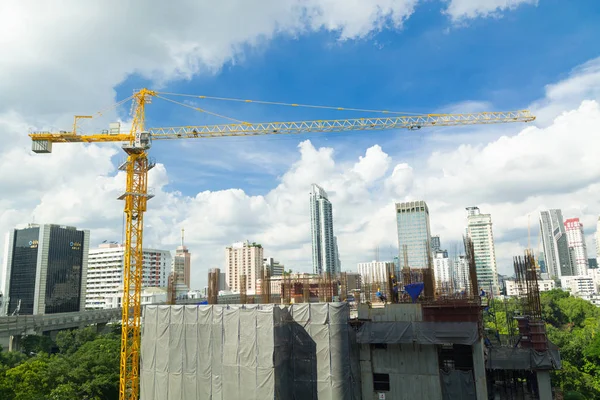 Local de construção na cidade — Fotografia de Stock