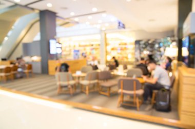 Soyut bulanıklık insanlar alışveriş merkezi