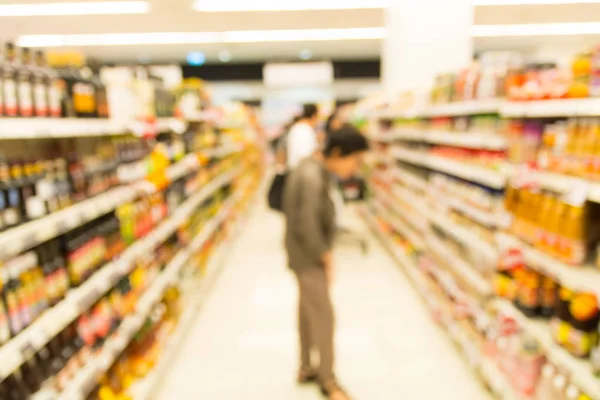 People Shopping for Grocery in Supermarket — Stock Photo, Image