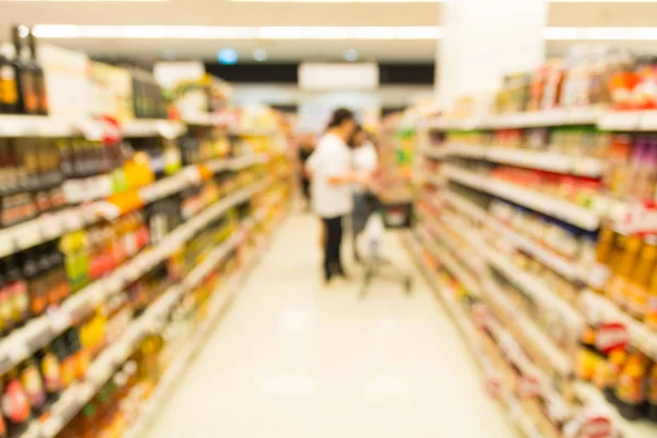 Orang Belanja untuk Grosir di Supermarket — Stok Foto