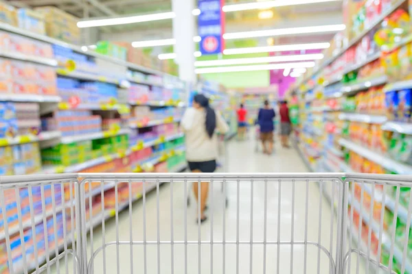 Trolley Shopping Kart en el supermercado —  Fotos de Stock