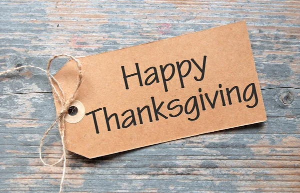 Happy Thanksgiving label — Stockfoto